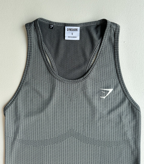 Vital Tank in Grey Marl — preloved Gymshark