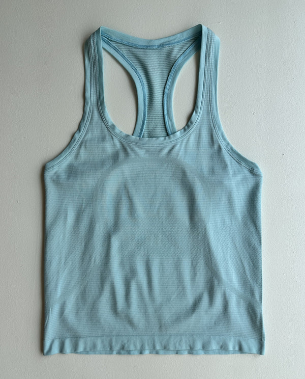 Swiftly Tech Racerback Tank Top in Icing Blue — preloved Lululemon