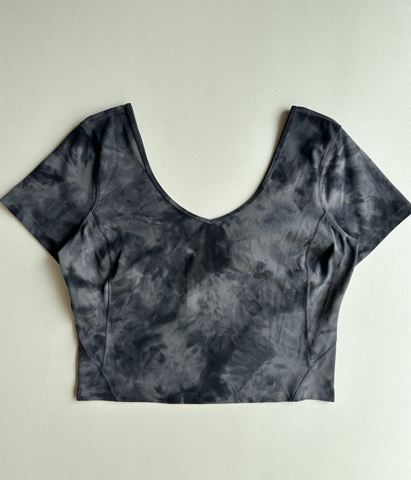 Align T-Shirt in Diamond Dye Graphite — preloved Lululemon
