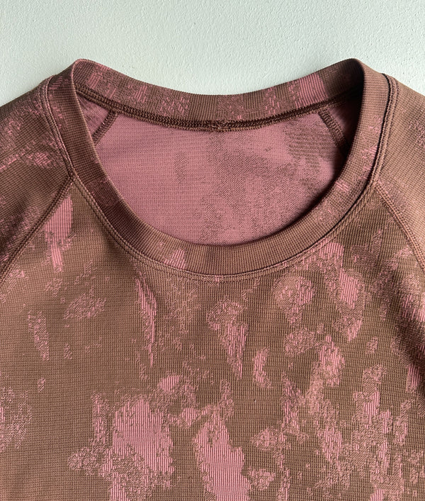 Swiftly Tech Long Sleeve Shirt in Shadow Bloom Roasted Brown — preloved Lululemon