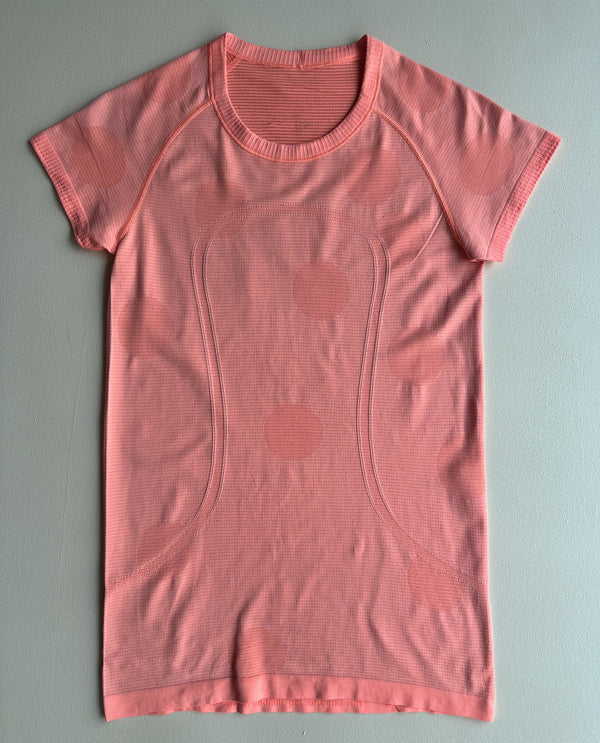 Swiftly Tech Short Sleeve in Pop Orange — preloved Lululemon