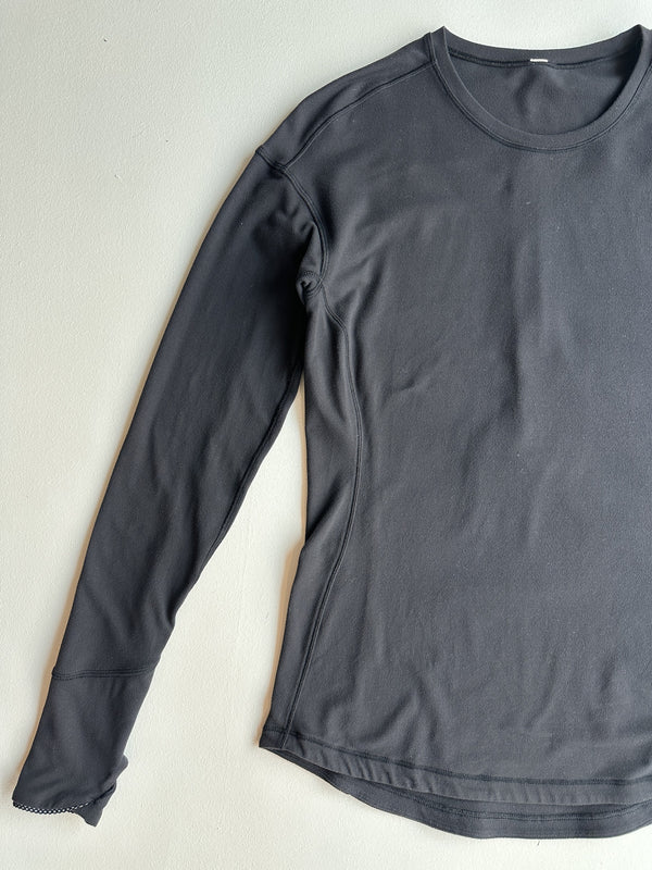 Outrun Long Sleeve in Black — preloved Lululemon