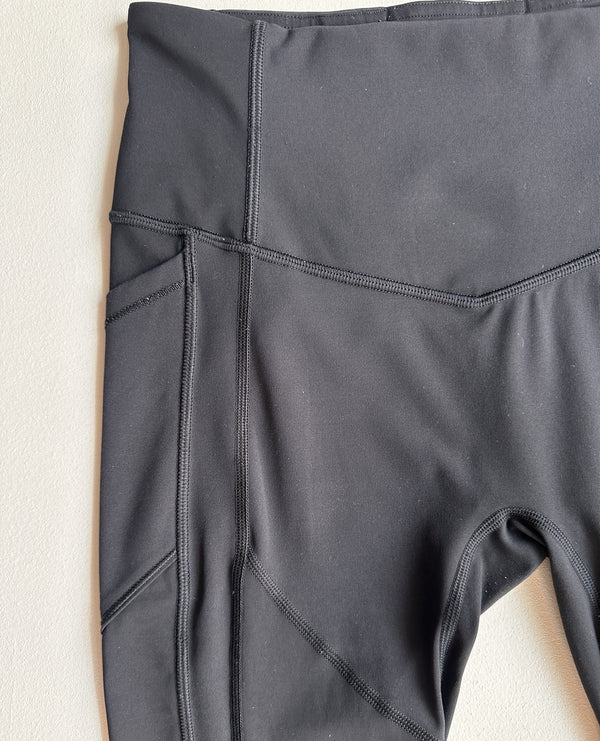 All the Right Places Pant II 28" in Black — preloved Lululemon