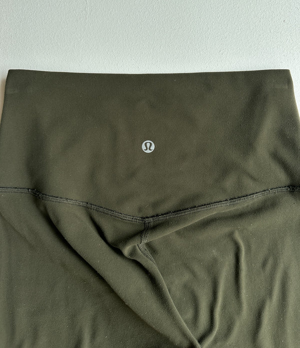 Align Pant 28" in Dark Olive — preloved Lululemon