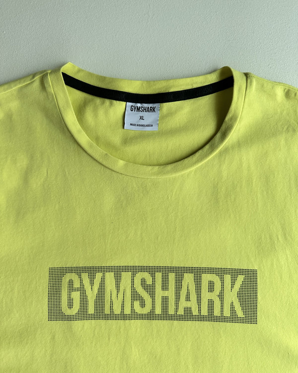 Block T-Shirt in Lime — preloved Gymshark