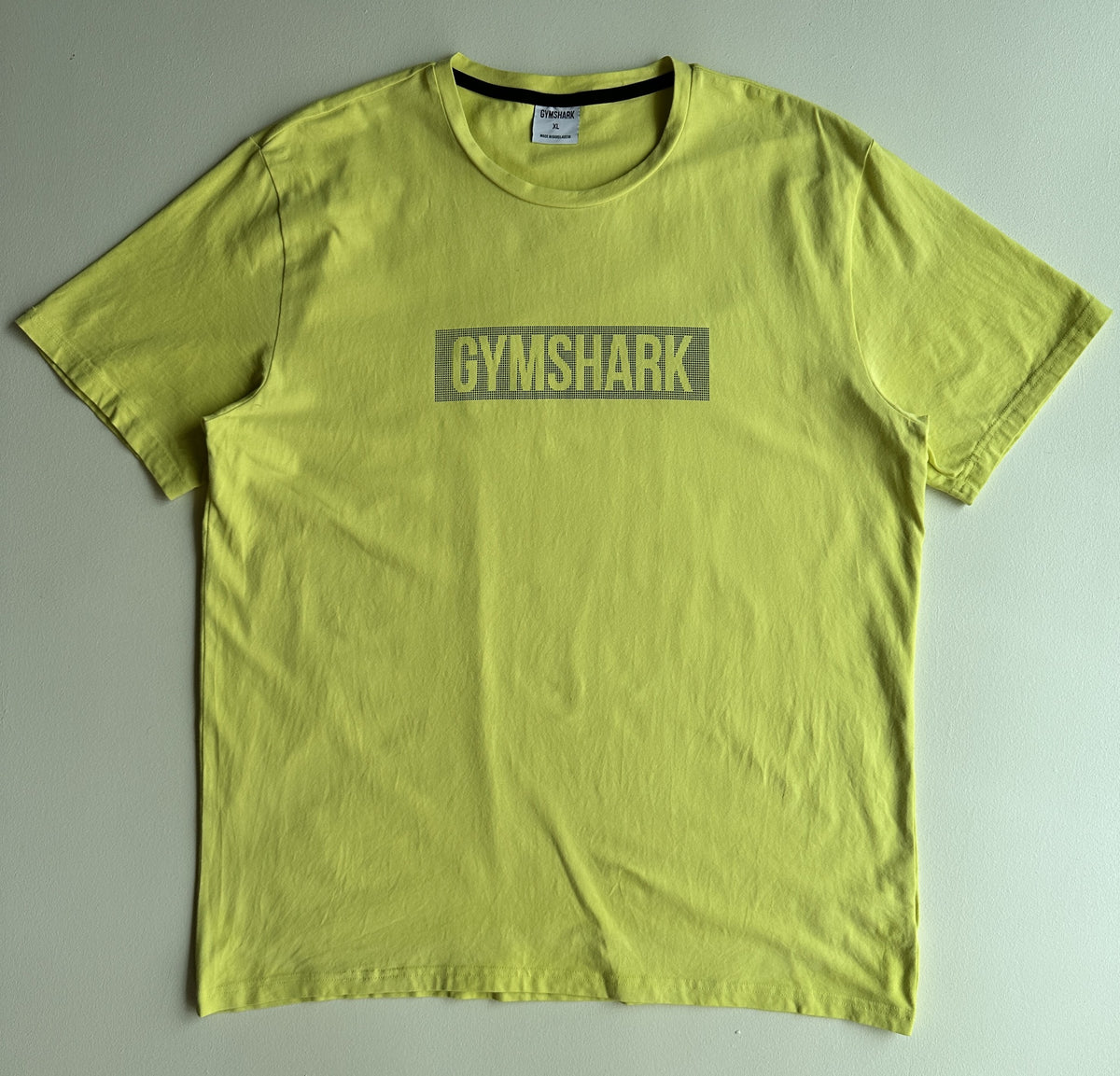 Block T-Shirt in Lime — preloved Gymshark