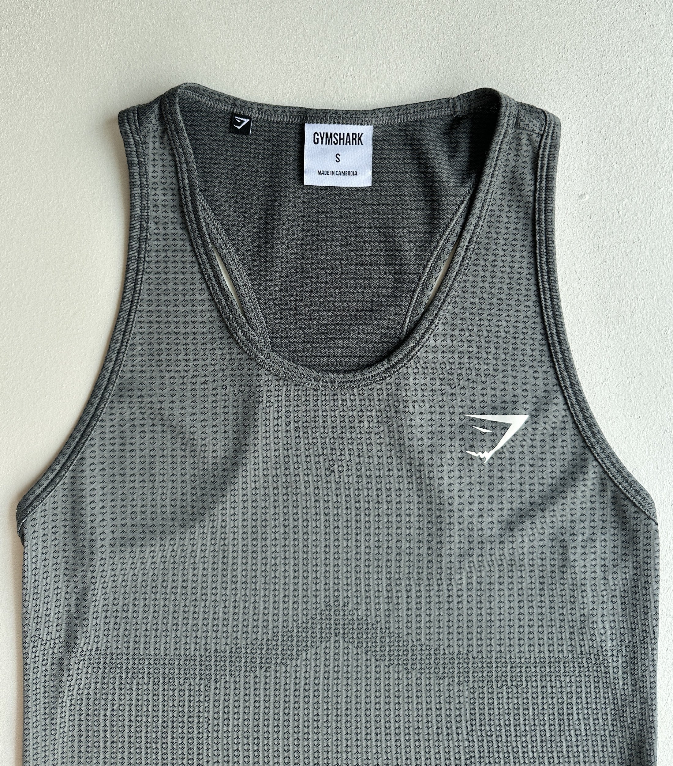 Vital Tank in Grey Marl — preloved Gymshark