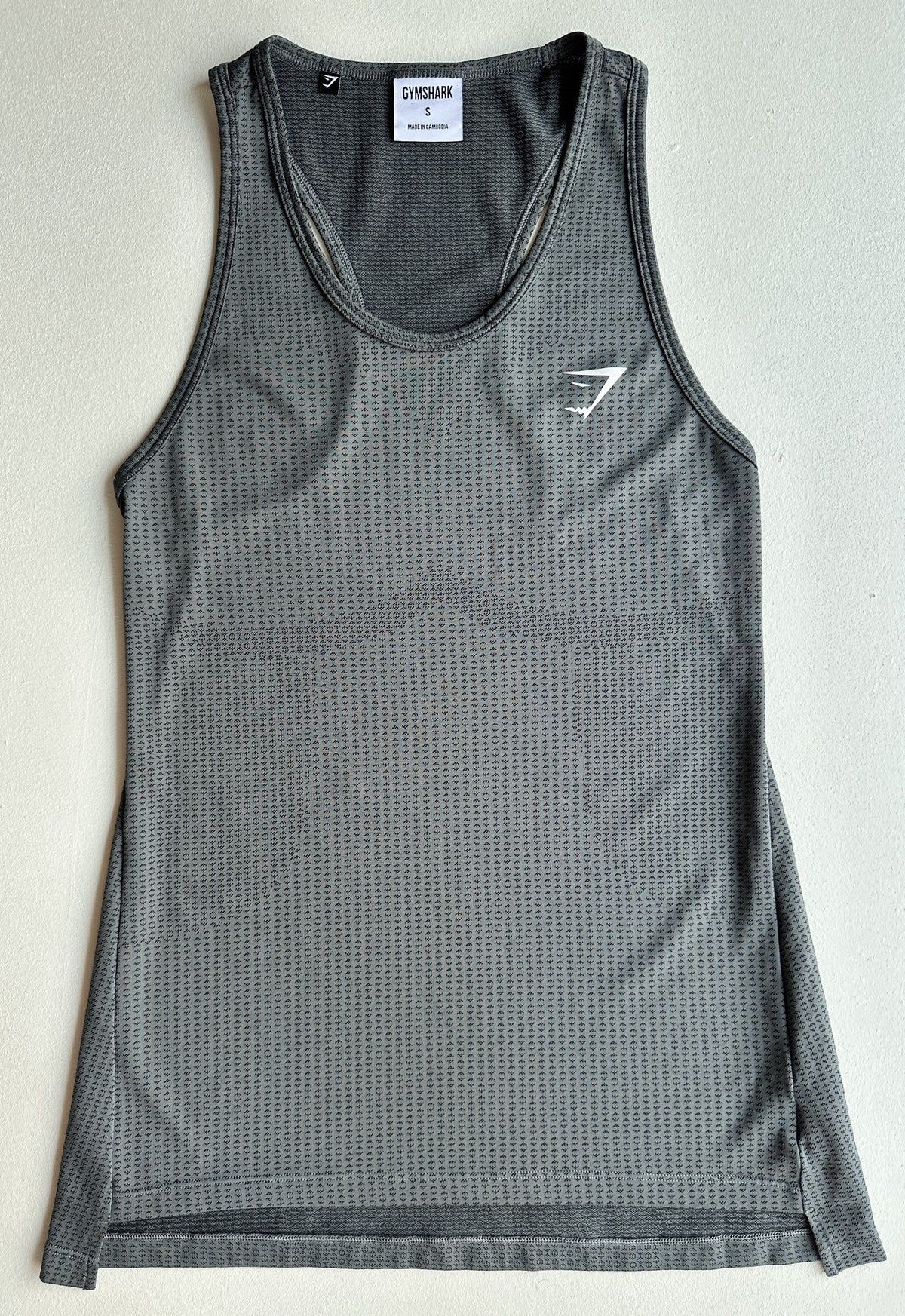 Vital Tank in Grey Marl — preloved Gymshark