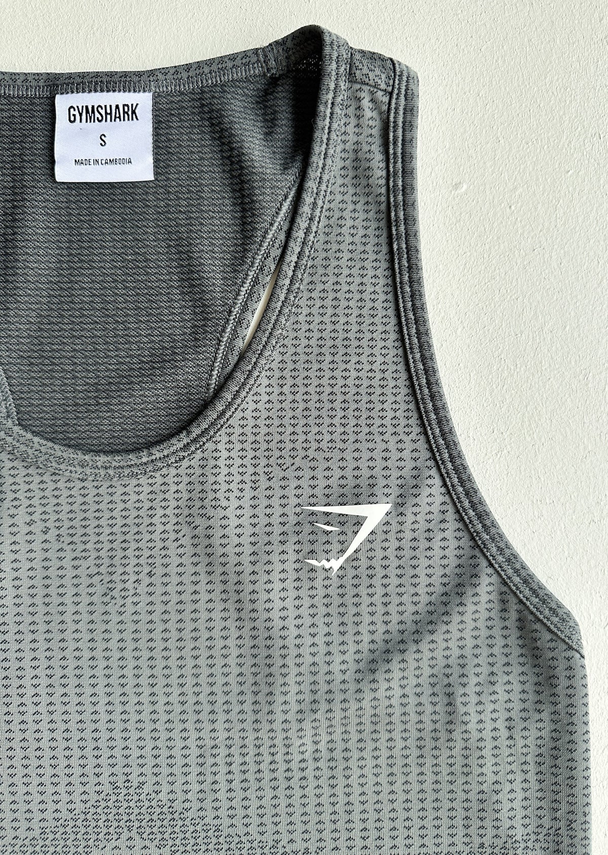 Vital Tank in Grey Marl — preloved Gymshark
