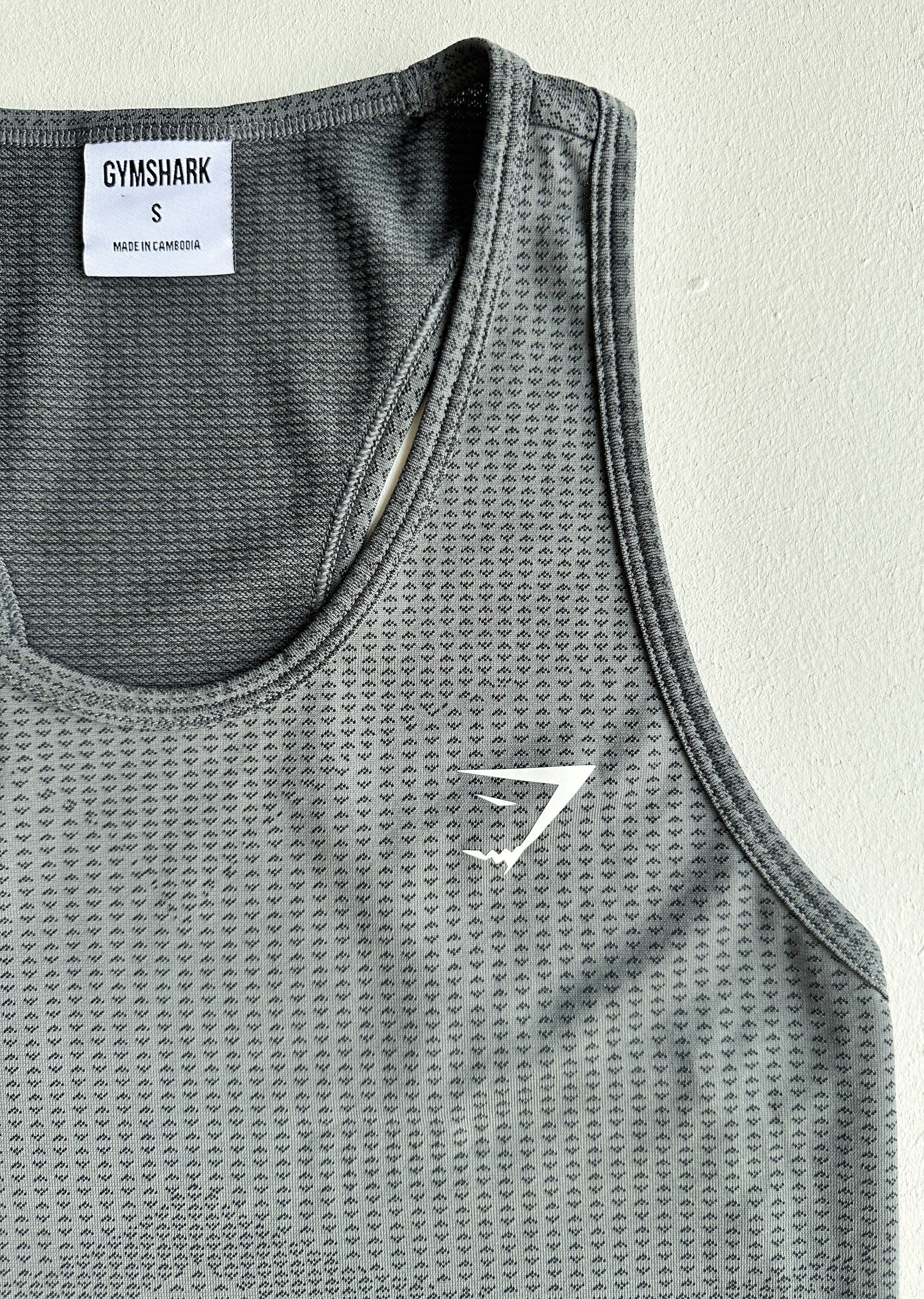 Vital Tank in Grey Marl — preloved Gymshark