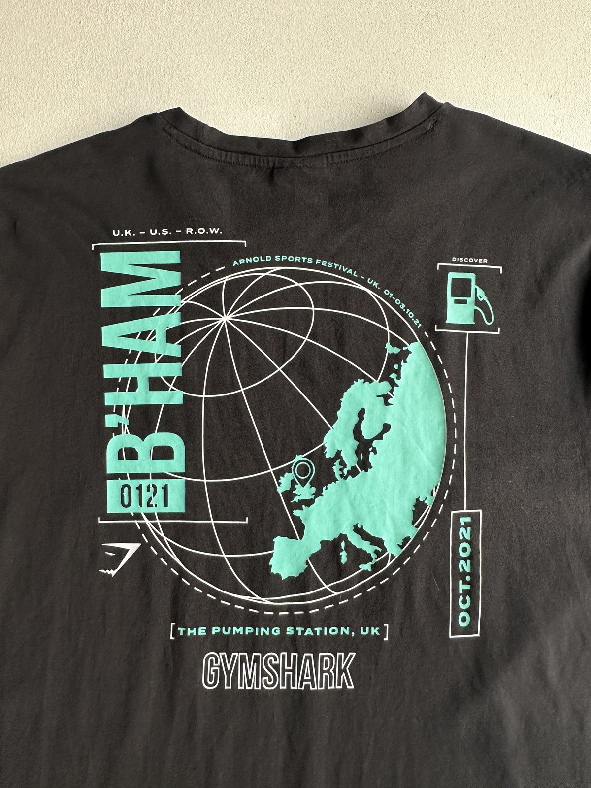 Arrival T-Shirt in Black — preloved Gymshark