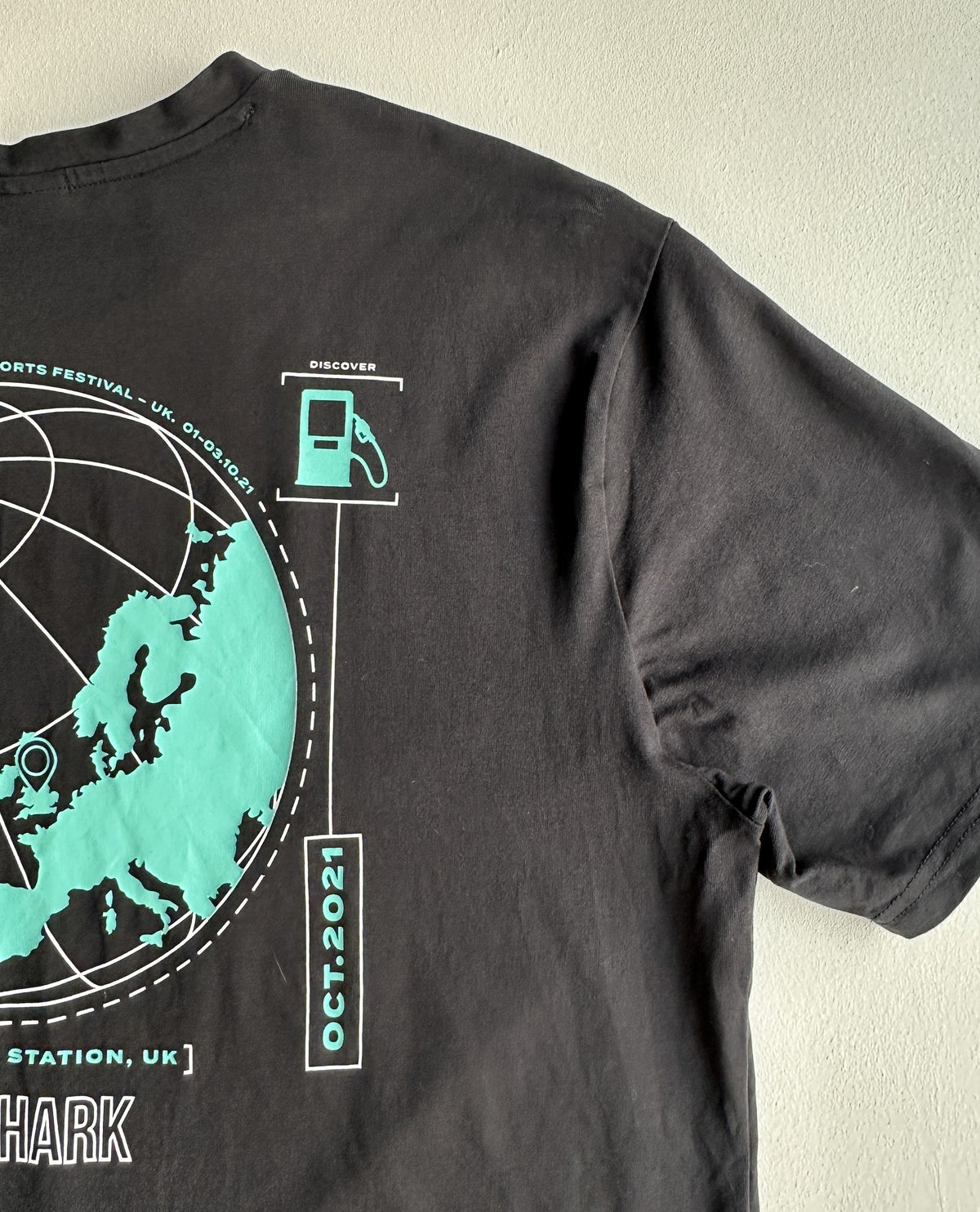 Arrival T-Shirt in Black — preloved Gymshark