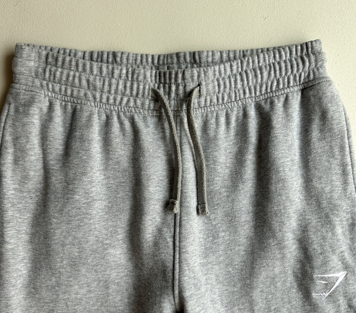 Crest Joggers in Light Grey Marl — preloved Gymshark