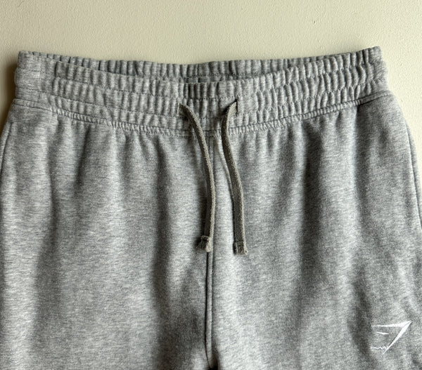 Crest Joggers in Light Grey Marl — preloved Gymshark