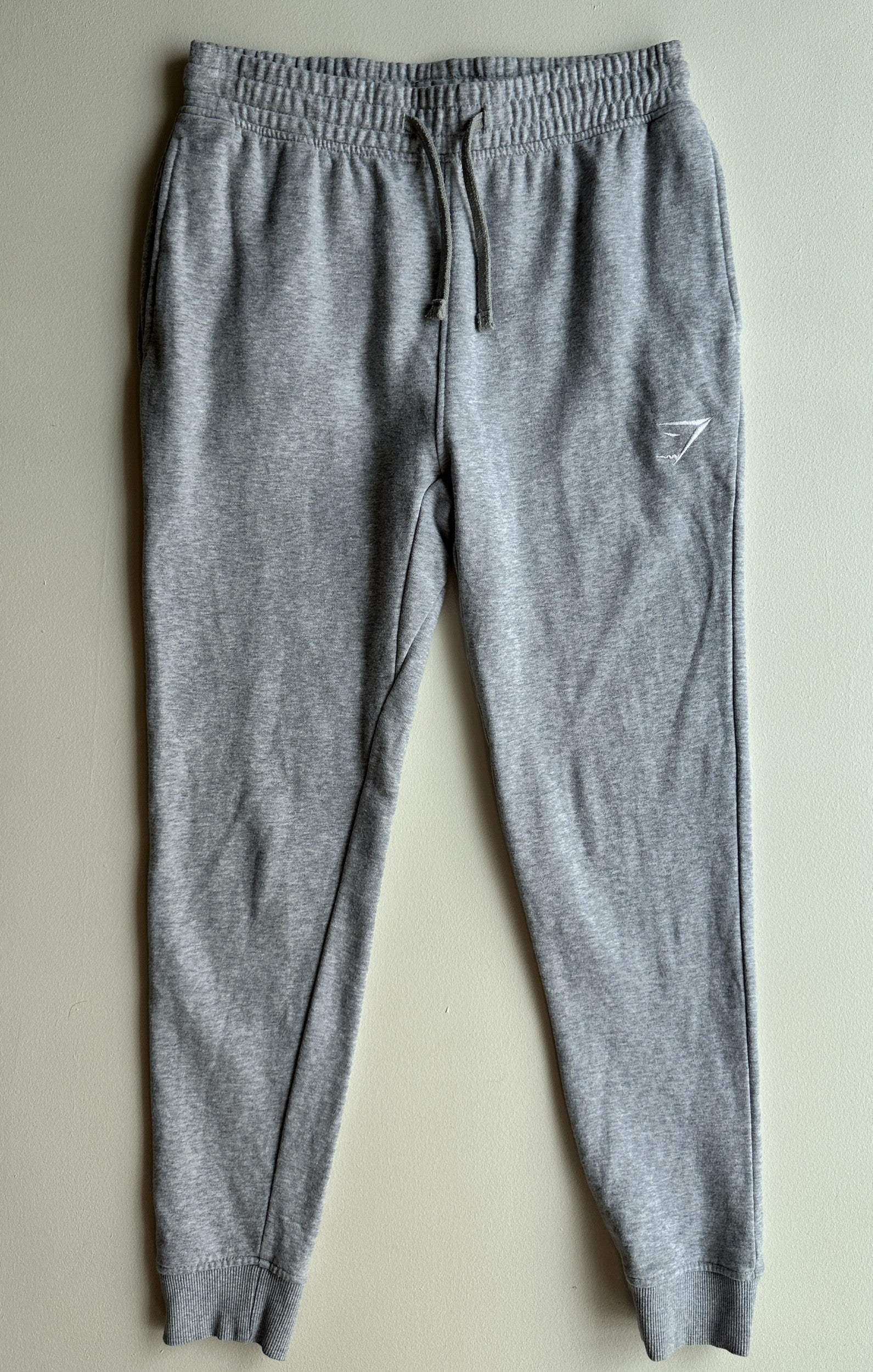 Crest Joggers in Light Grey Marl — preloved Gymshark
