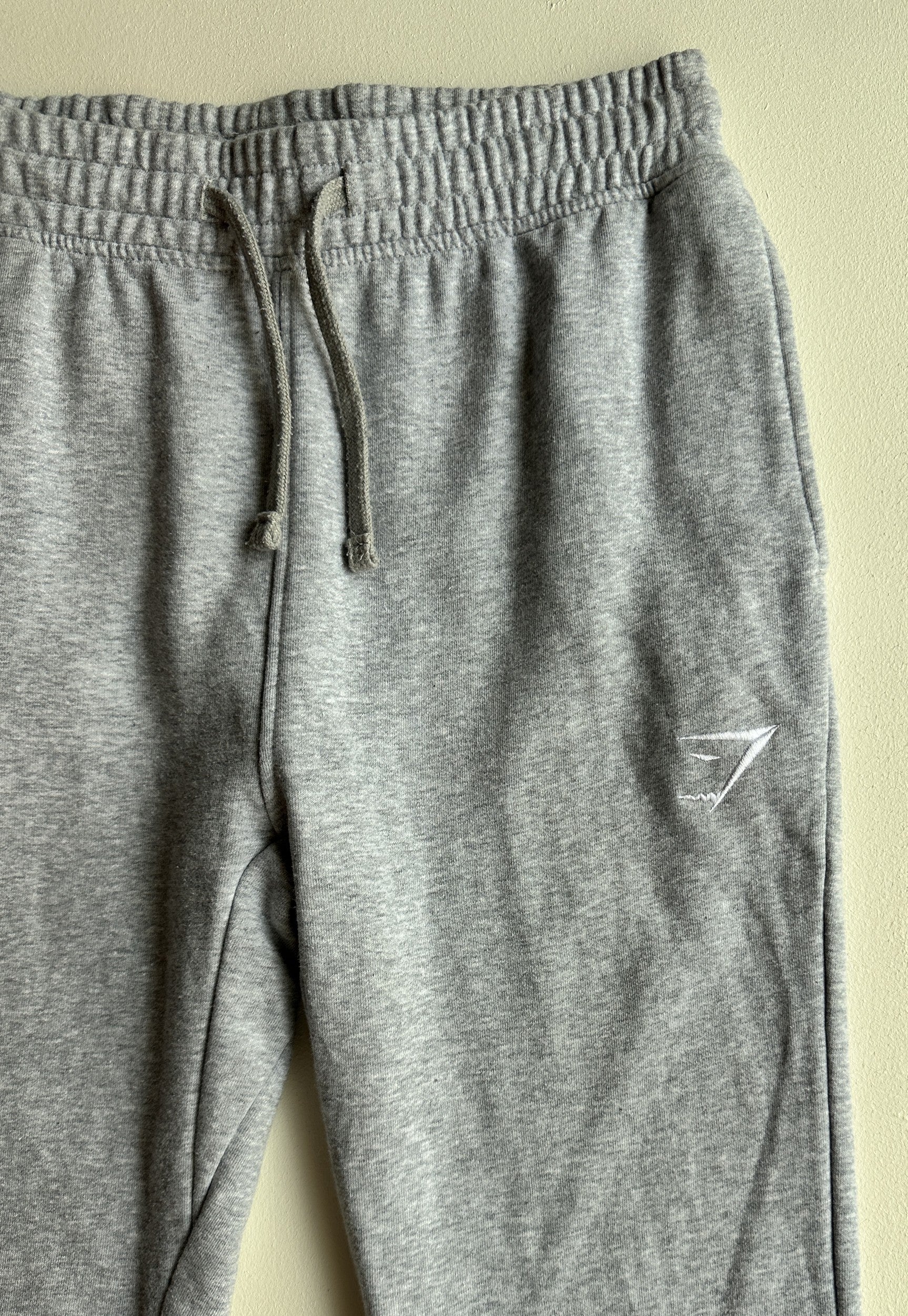 Crest Joggers in Light Grey Marl — preloved Gymshark