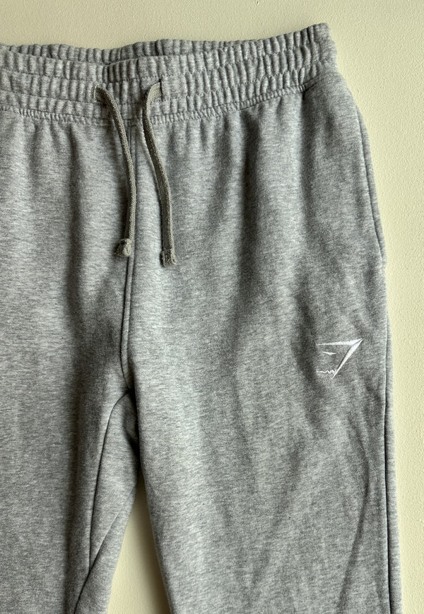 Crest Joggers in Light Grey Marl — preloved Gymshark