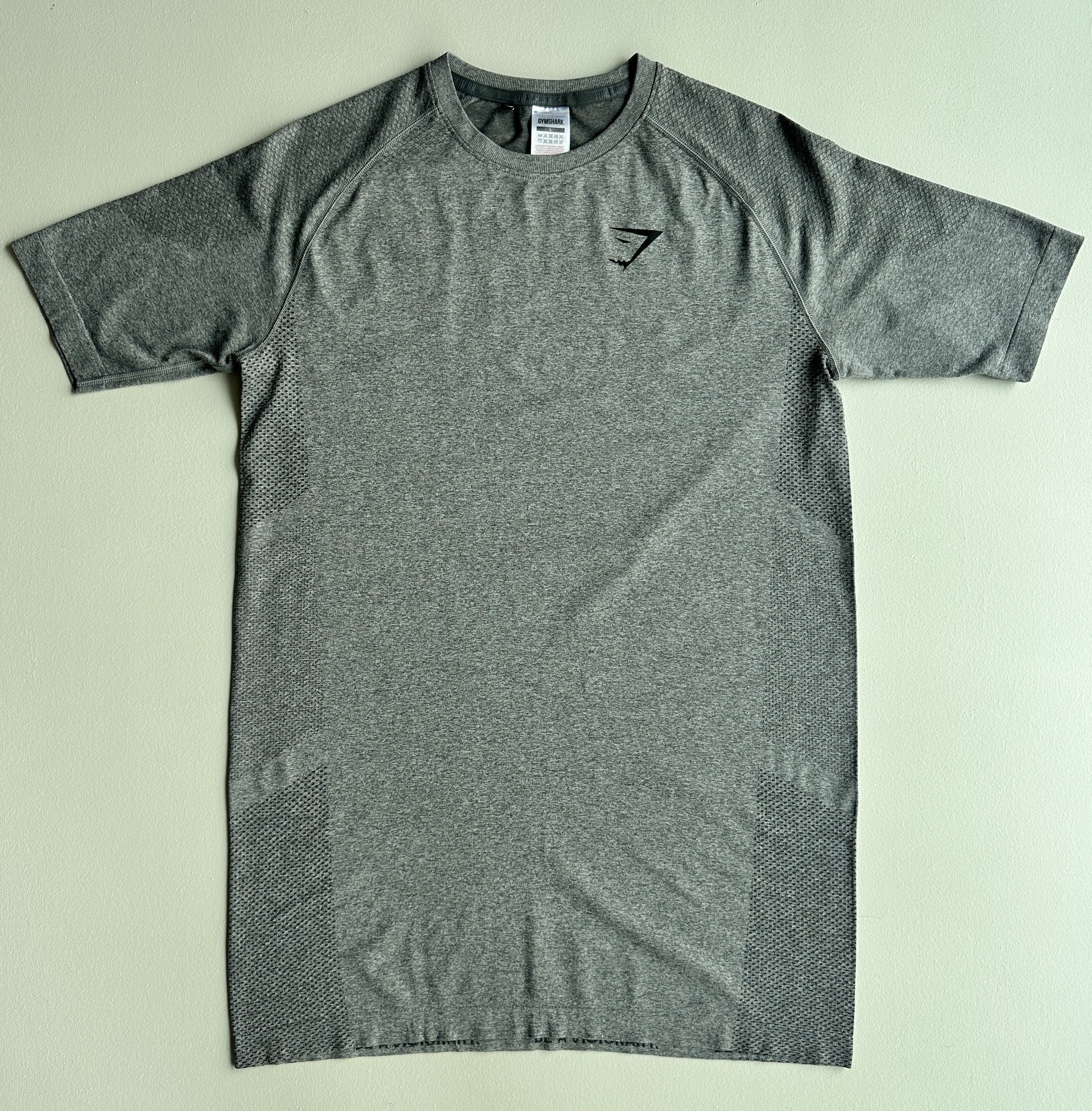 Vital Seamless T-Shirt in Smoke Grey — preloved Gymshark