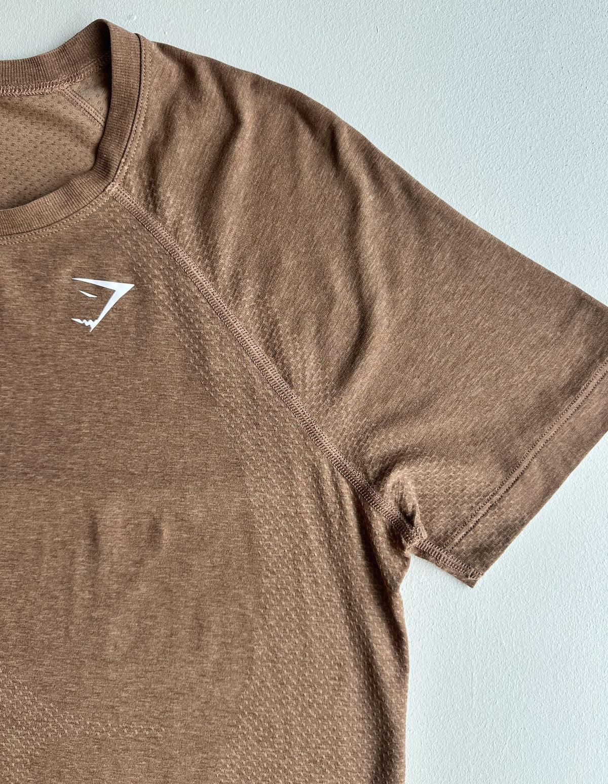 Vital Seamless T-Shirt in Fawn Marl — preloved Gymshark