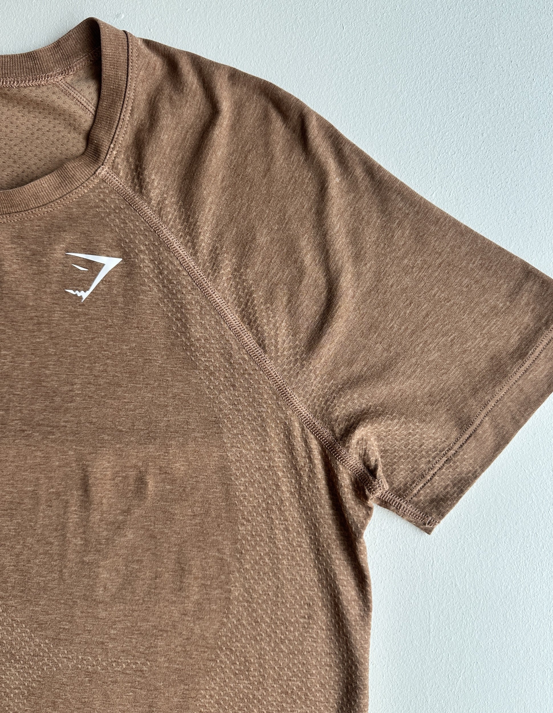 Vital Seamless T-Shirt in Fawn Marl — preloved Gymshark