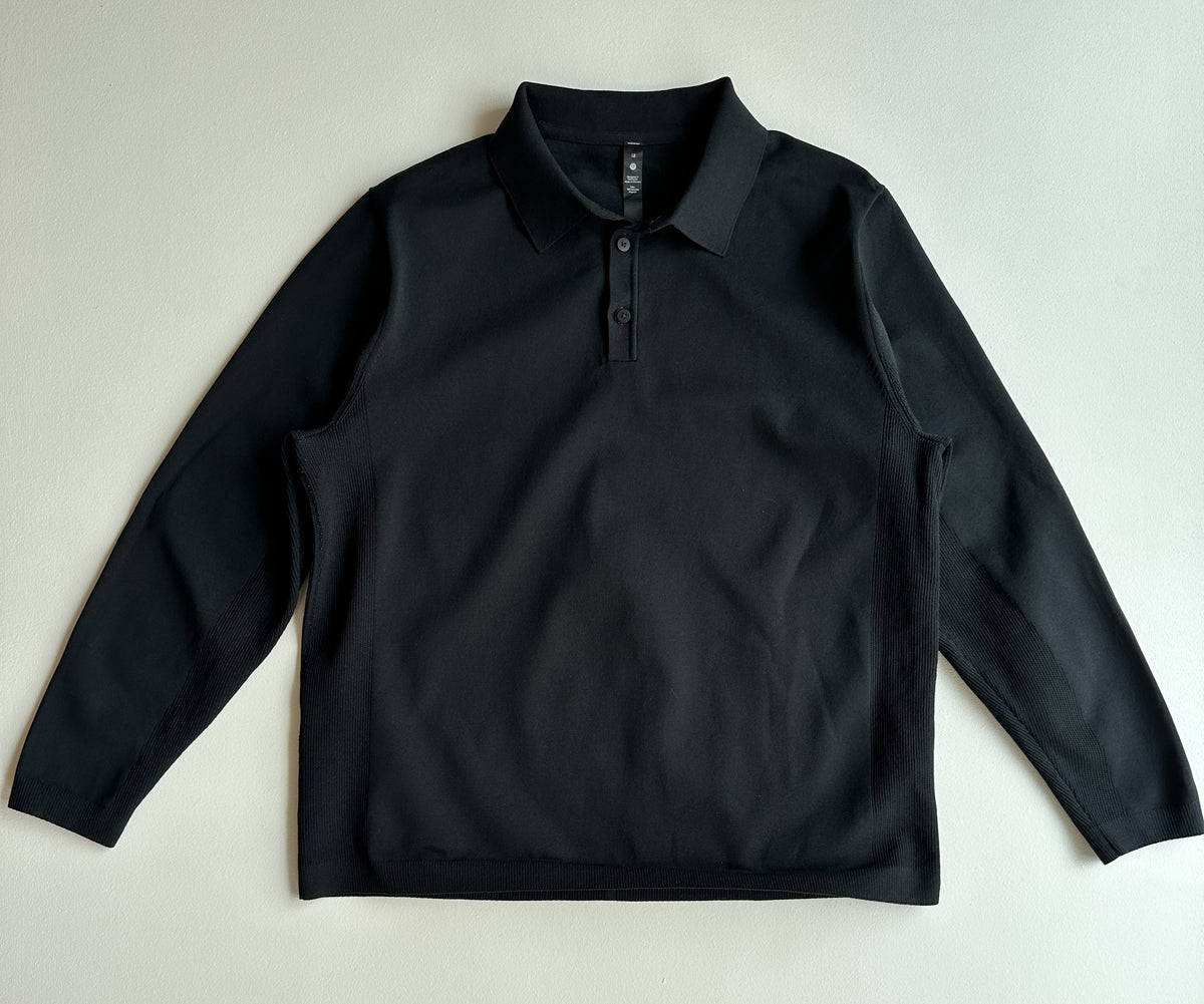 Men's Polo Shirt in Black — preloved Lululemon