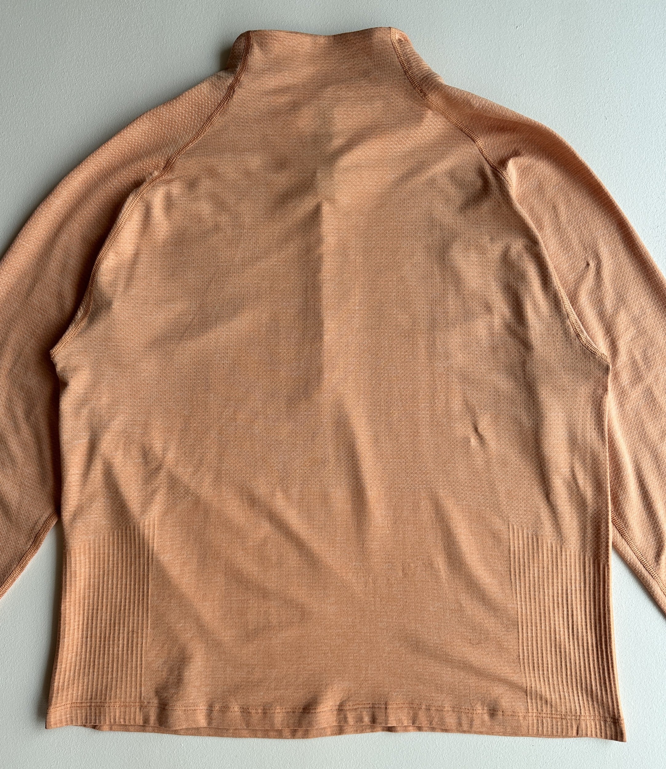 Metal Vent Tech Half Zip in Stoney Peach — preloved Lululemon
