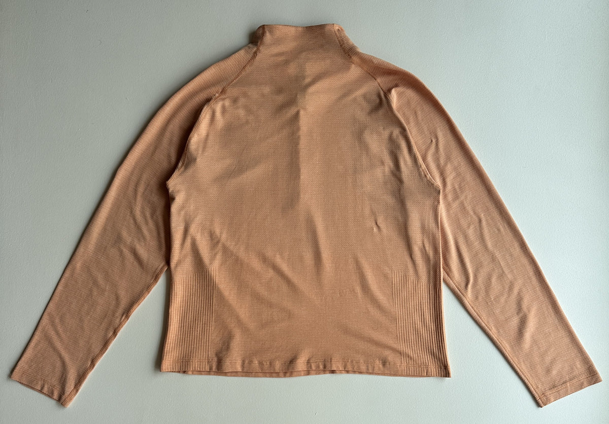 Metal Vent Tech Half Zip in Stoney Peach — preloved Lululemon