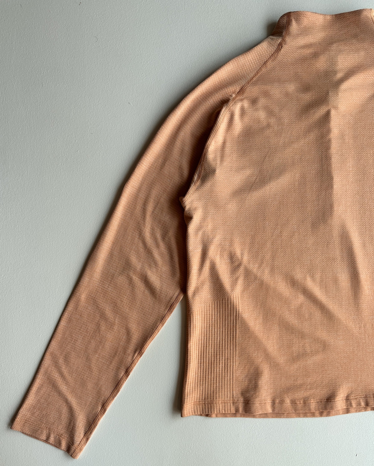 Metal Vent Tech Half Zip in Stoney Peach — preloved Lululemon