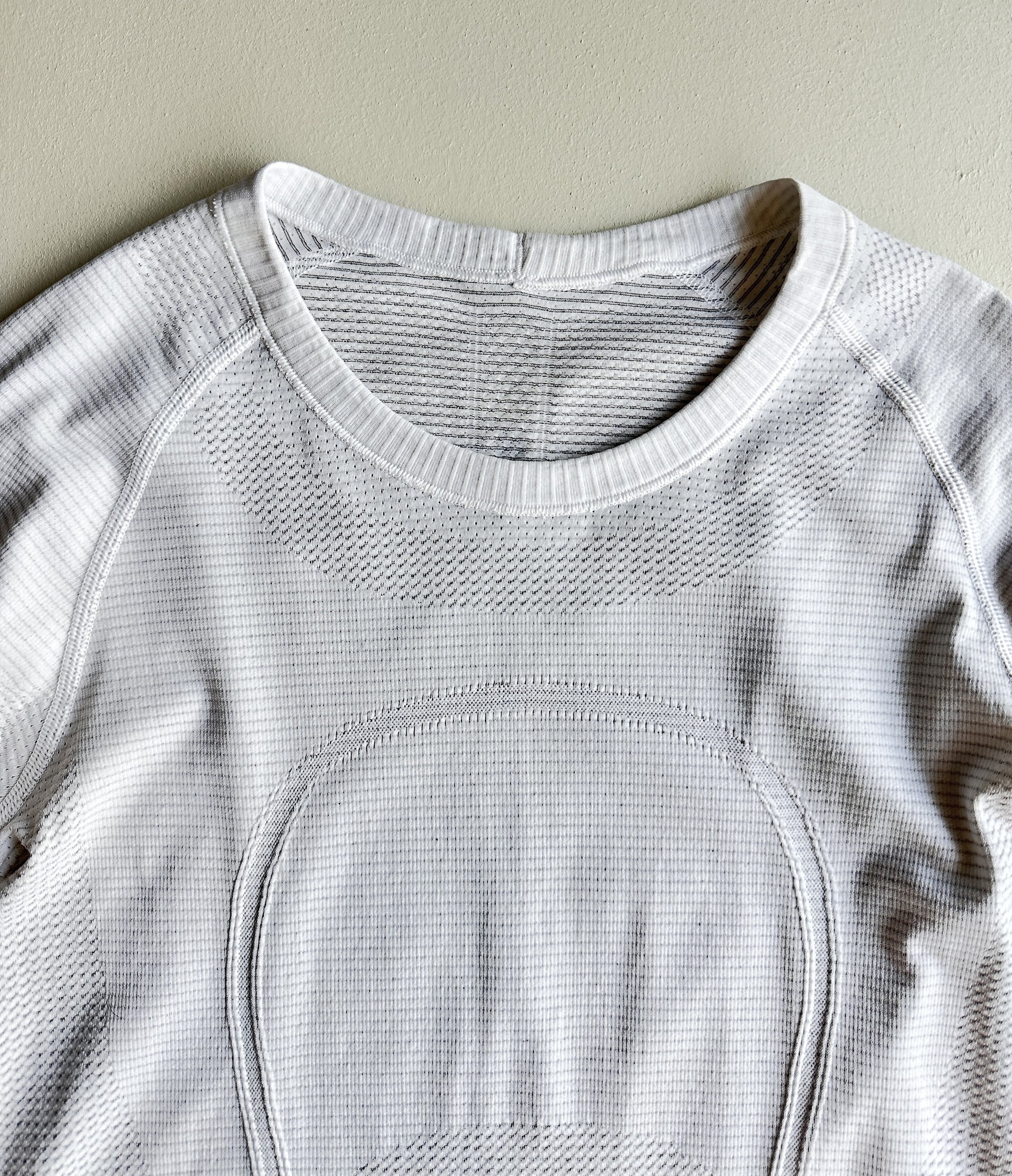 Swiftly Tech Long-Sleeve Shirt in Heather White — preloved Lululemon