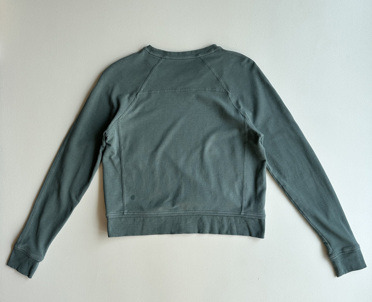 Every Moment Crew Sweatshirt in Juniper — preloved Lululemon