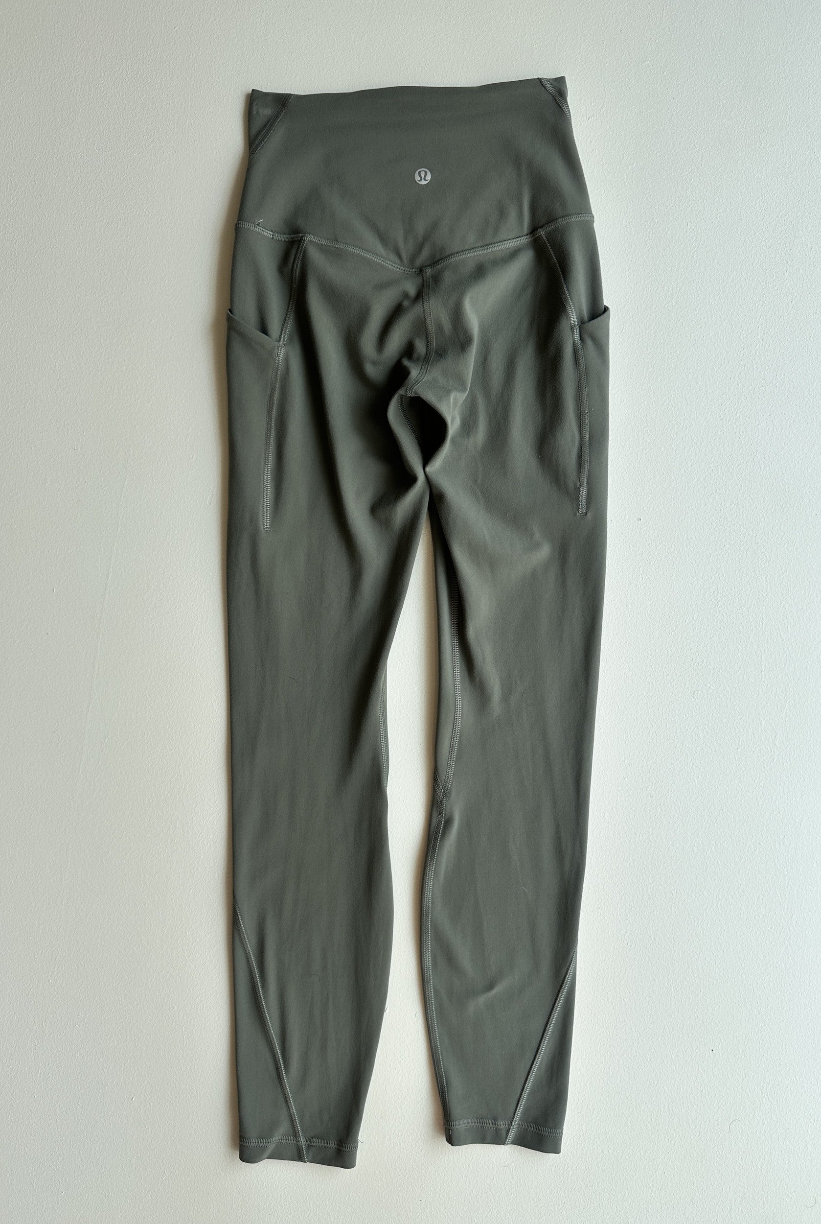 Align High-Rise Pant with Pocket in Dark Olive — preloved Lululemon