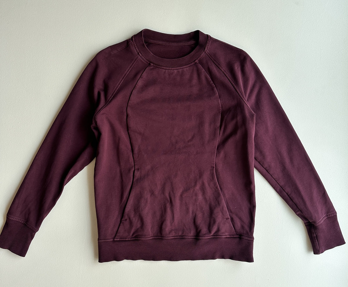 Scuba Crewneck Sweatshirt in Cassis — preloved Lululemon