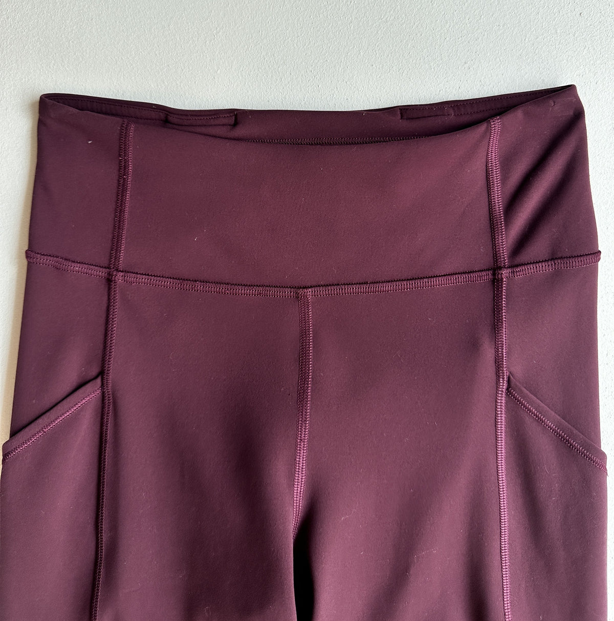 Invigorate High-Rise Tight in Deep Maroon CAS15 — preloved Lululemon