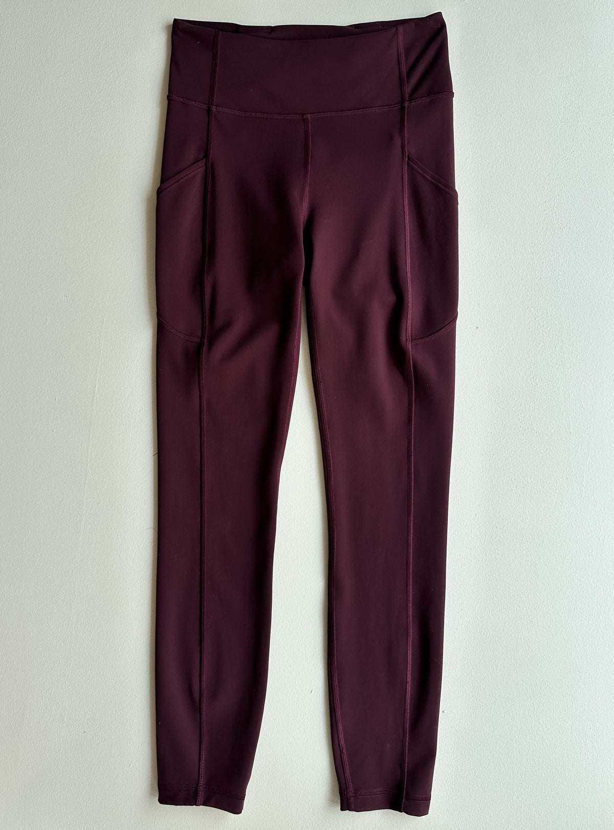 Invigorate High-Rise Tight in Deep Maroon CAS15 — preloved Lululemon