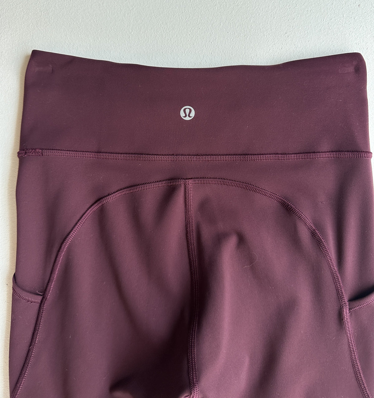Invigorate High-Rise Tight in Deep Maroon CAS15 — preloved Lululemon
