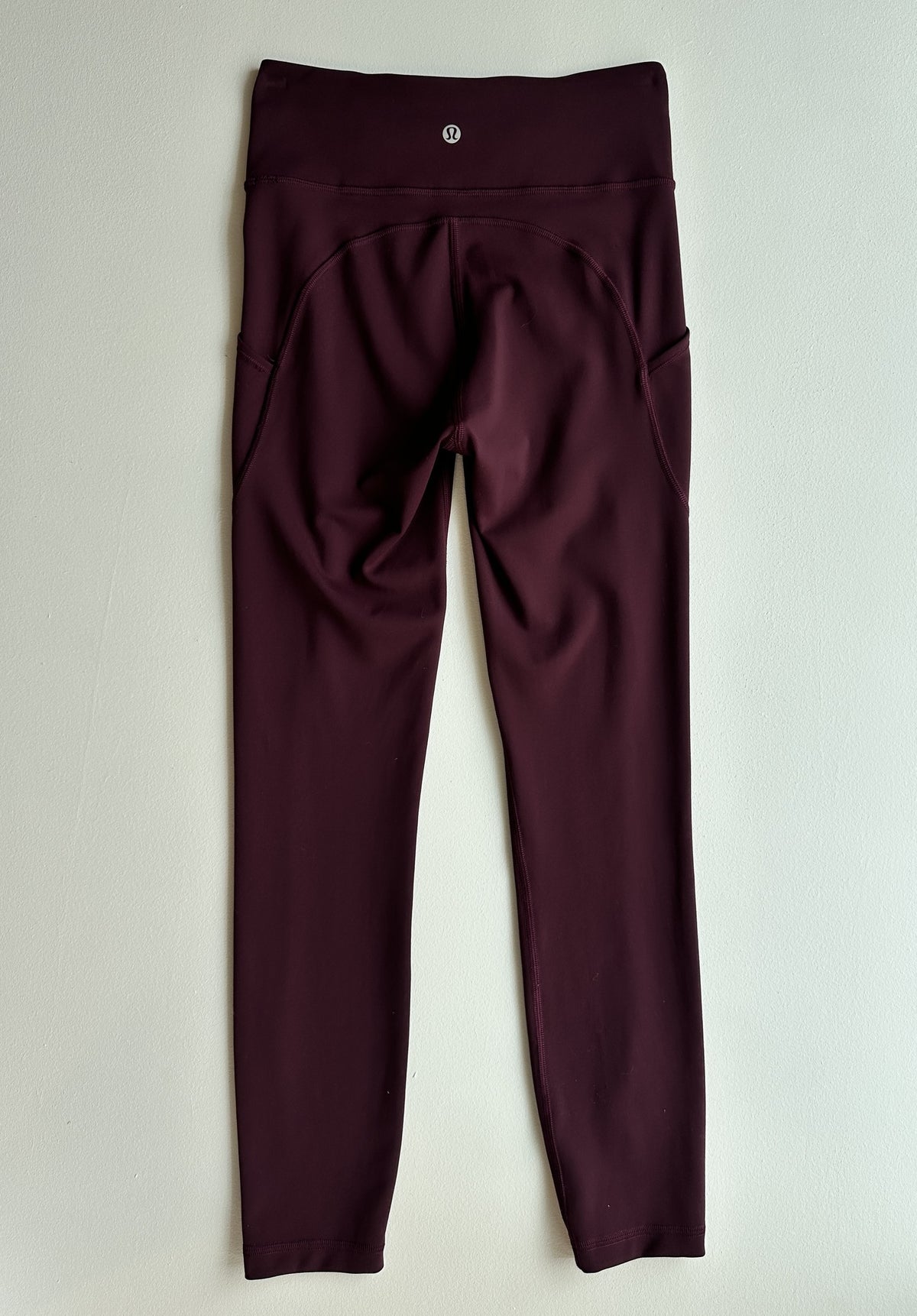 Invigorate High-Rise Tight in Deep Maroon CAS15 — preloved Lululemon