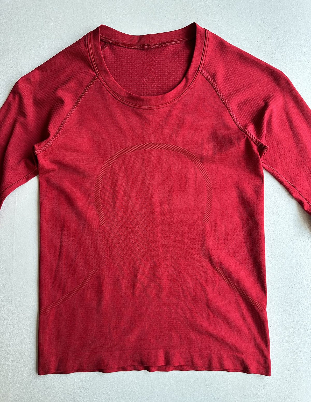 Swiftly Tech Long Sleeve Shirt in Dark Red — preloved Lululemon