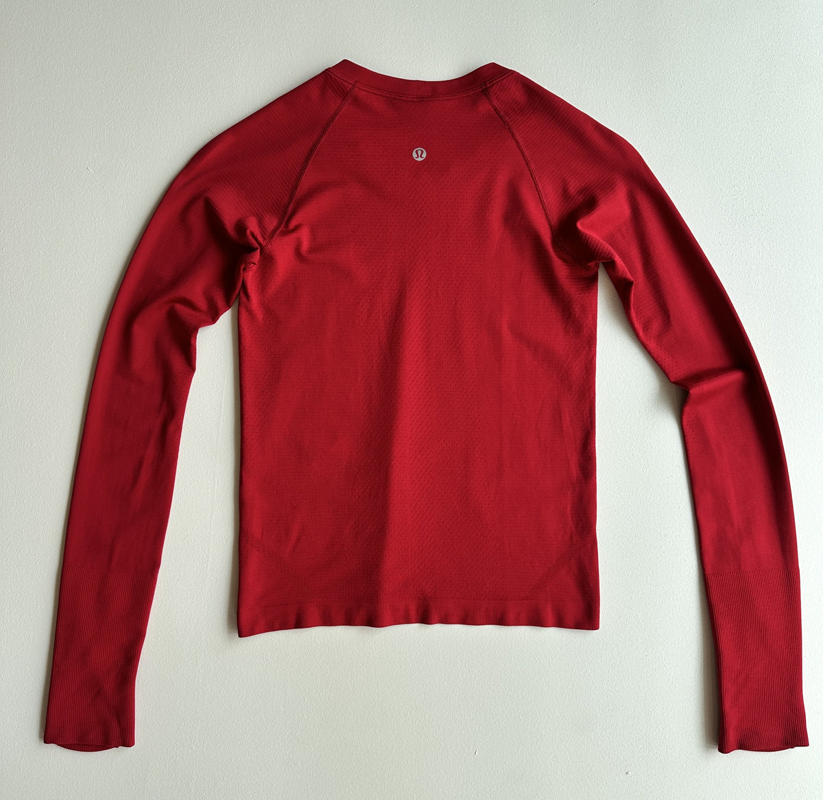 Swiftly Tech Long Sleeve Shirt in Dark Red — preloved Lululemon