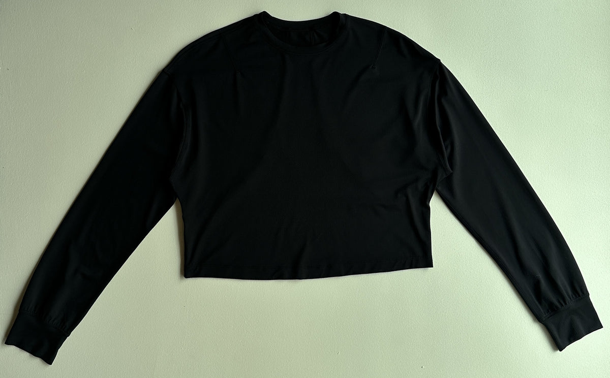 Abrasion-Resistant Training Shirt in Black — preloved Lululemon