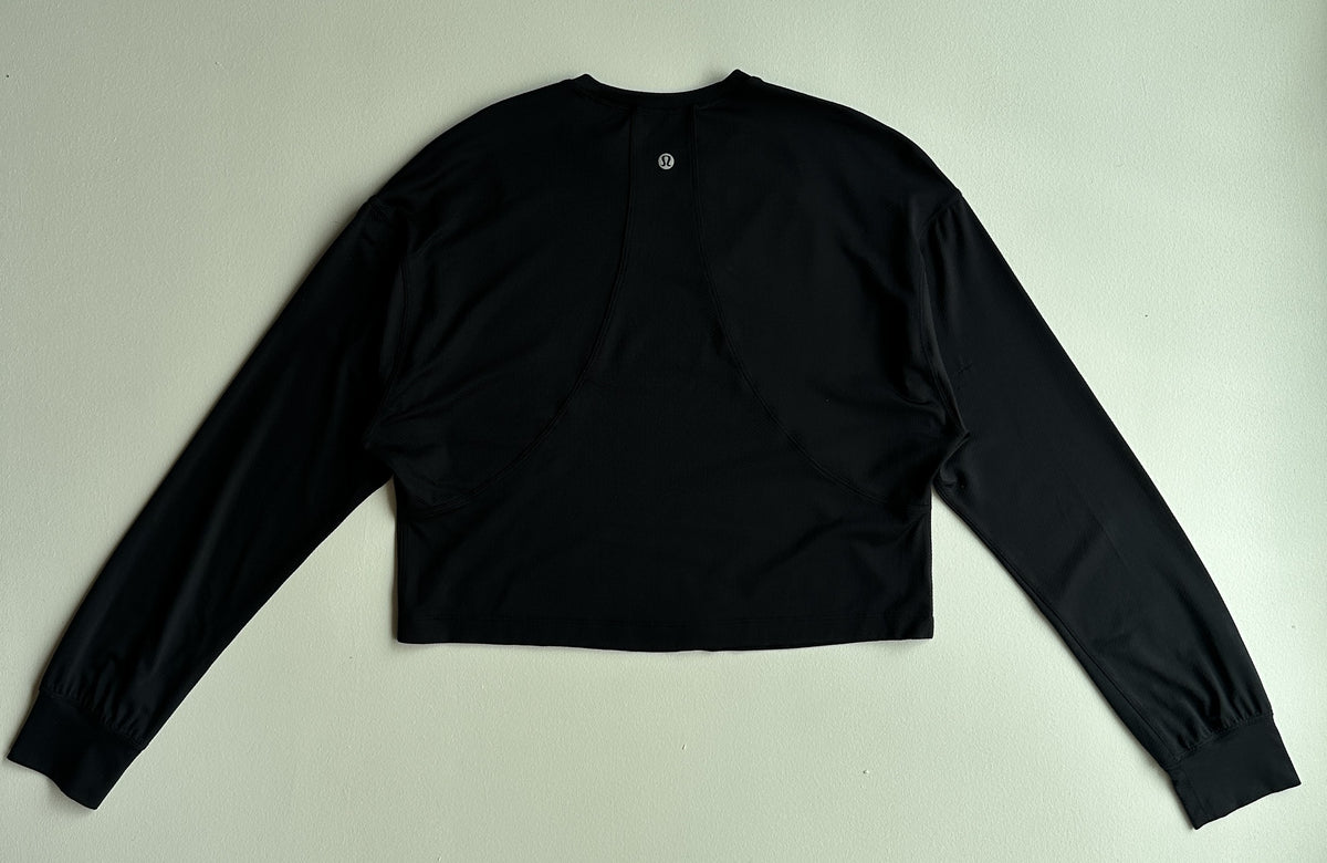 Abrasion-Resistant Training Shirt in Black — preloved Lululemon