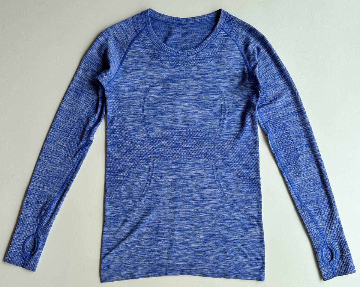Swiftly Tech Long Sleeve Shirt in Indian Ocean — preloved Lululemon