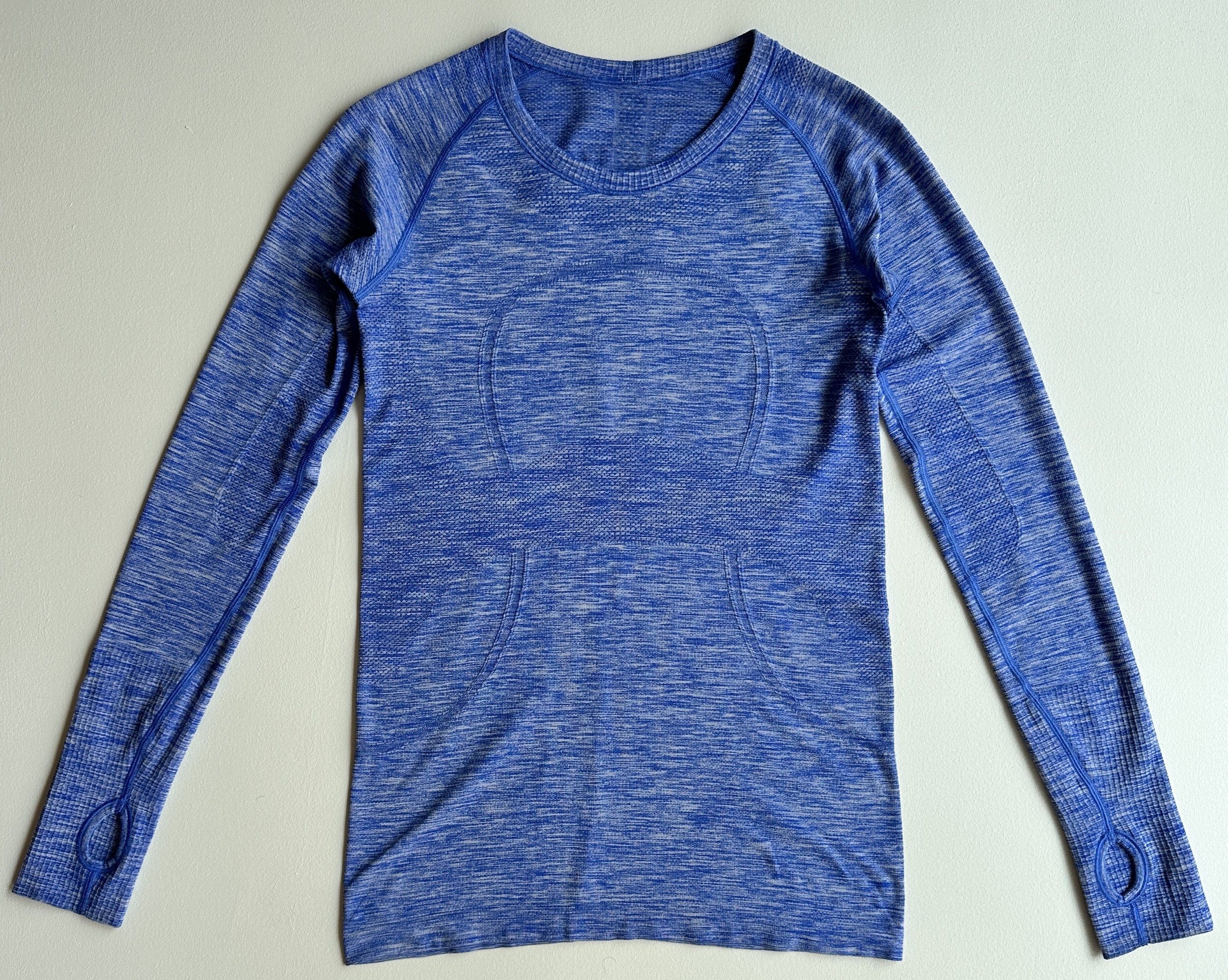 Swiftly Tech Long Sleeve Shirt in Indian Ocean — preloved Lululemon