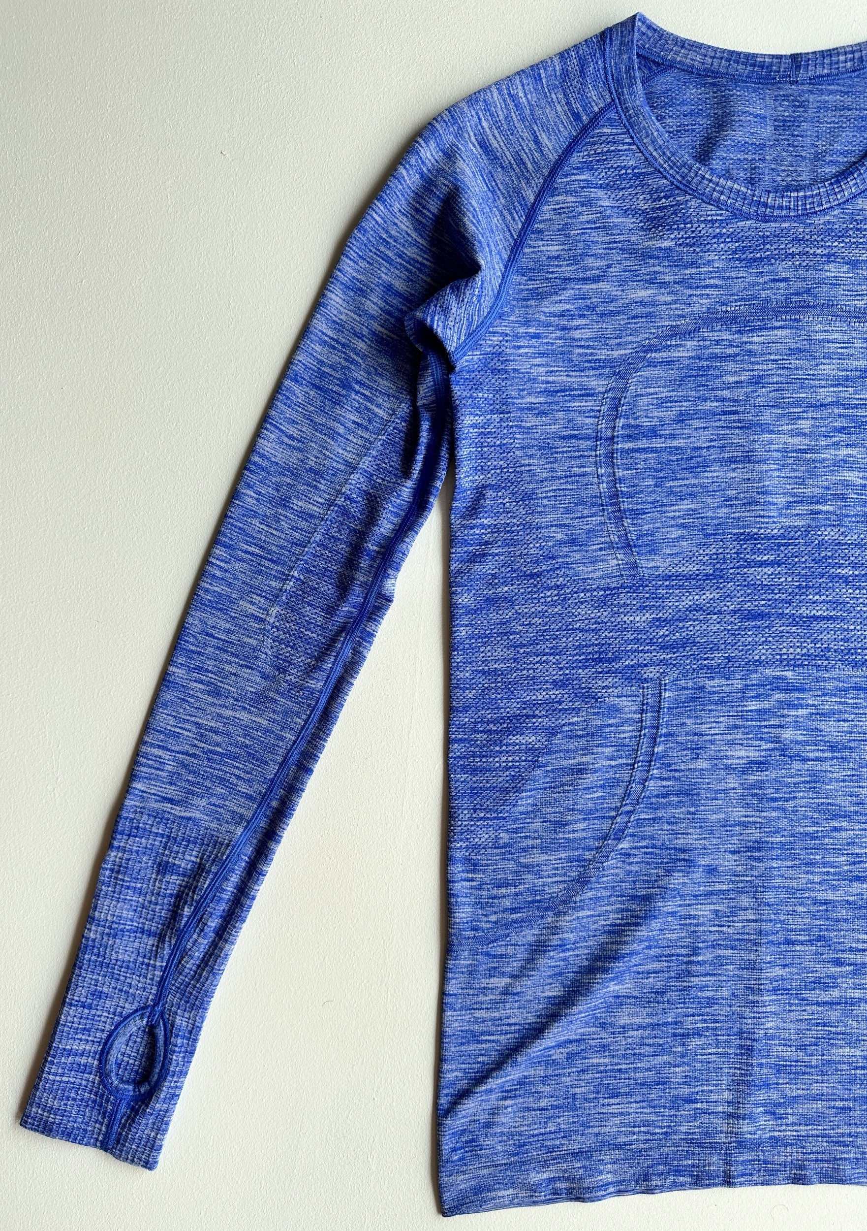 Swiftly Tech Long Sleeve Shirt in Indian Ocean — preloved Lululemon