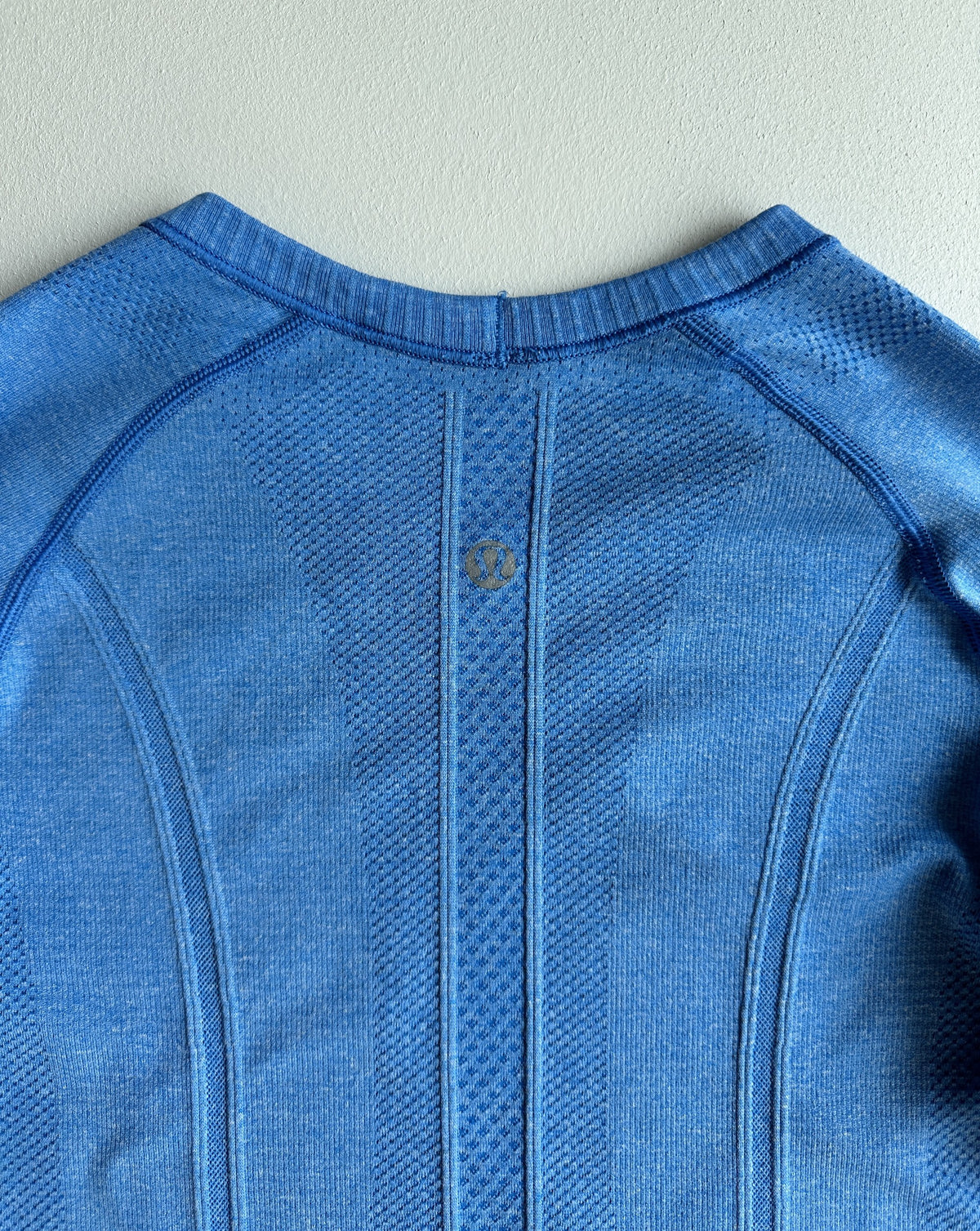 Swiftly Tech Long Sleeve Shirt in Heathered Cornflower — preloved Lululemon