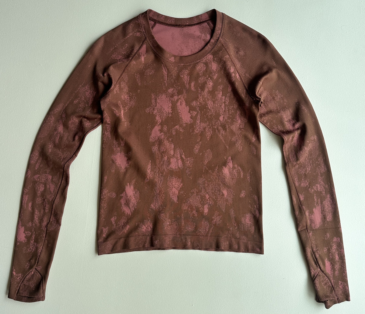 Swiftly Tech Long Sleeve Shirt in Shadow Bloom Roasted Brown — preloved Lululemon