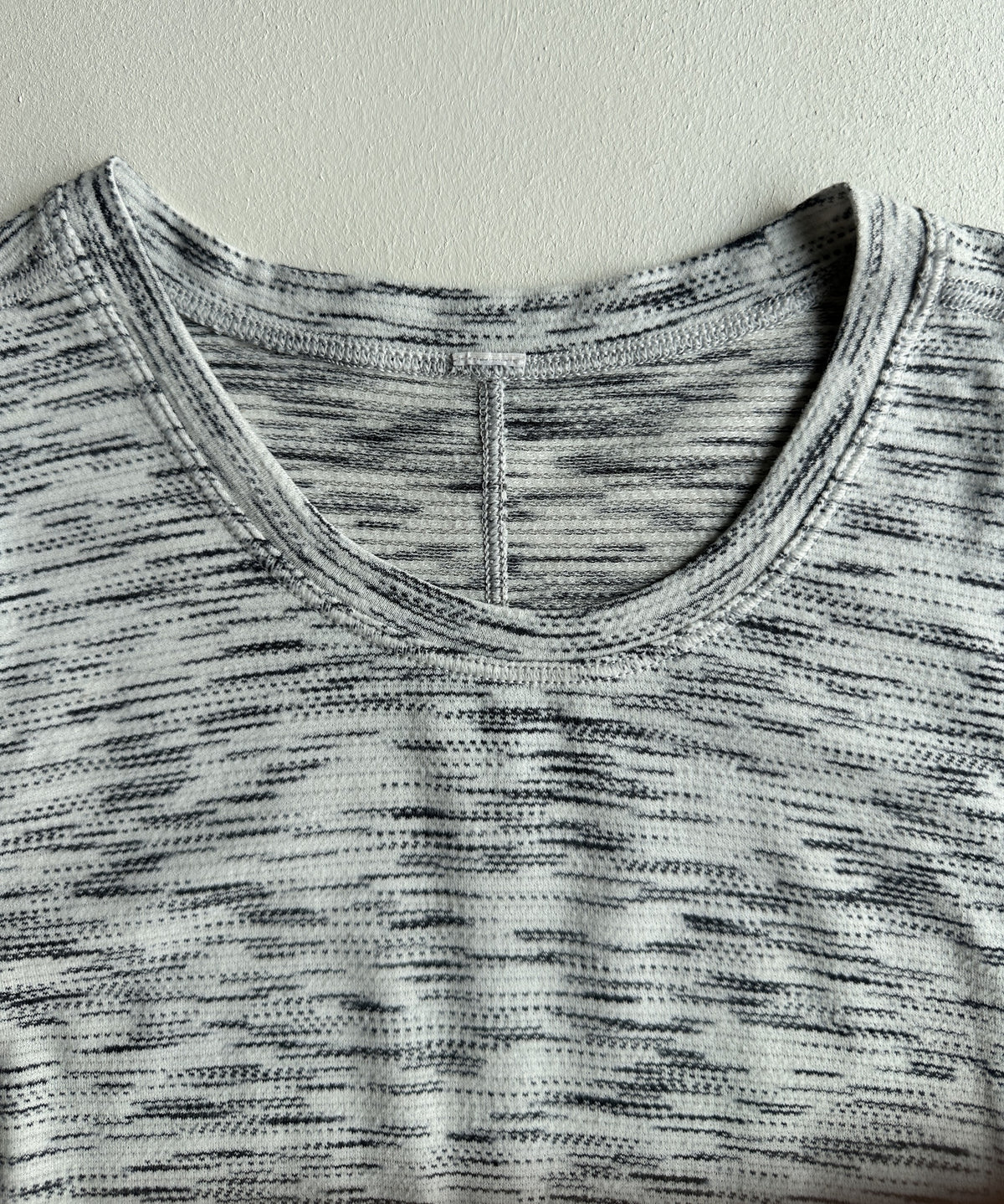 Cardio Squad Tank II in Tiger Space Dye Black White — preloved Lululemon