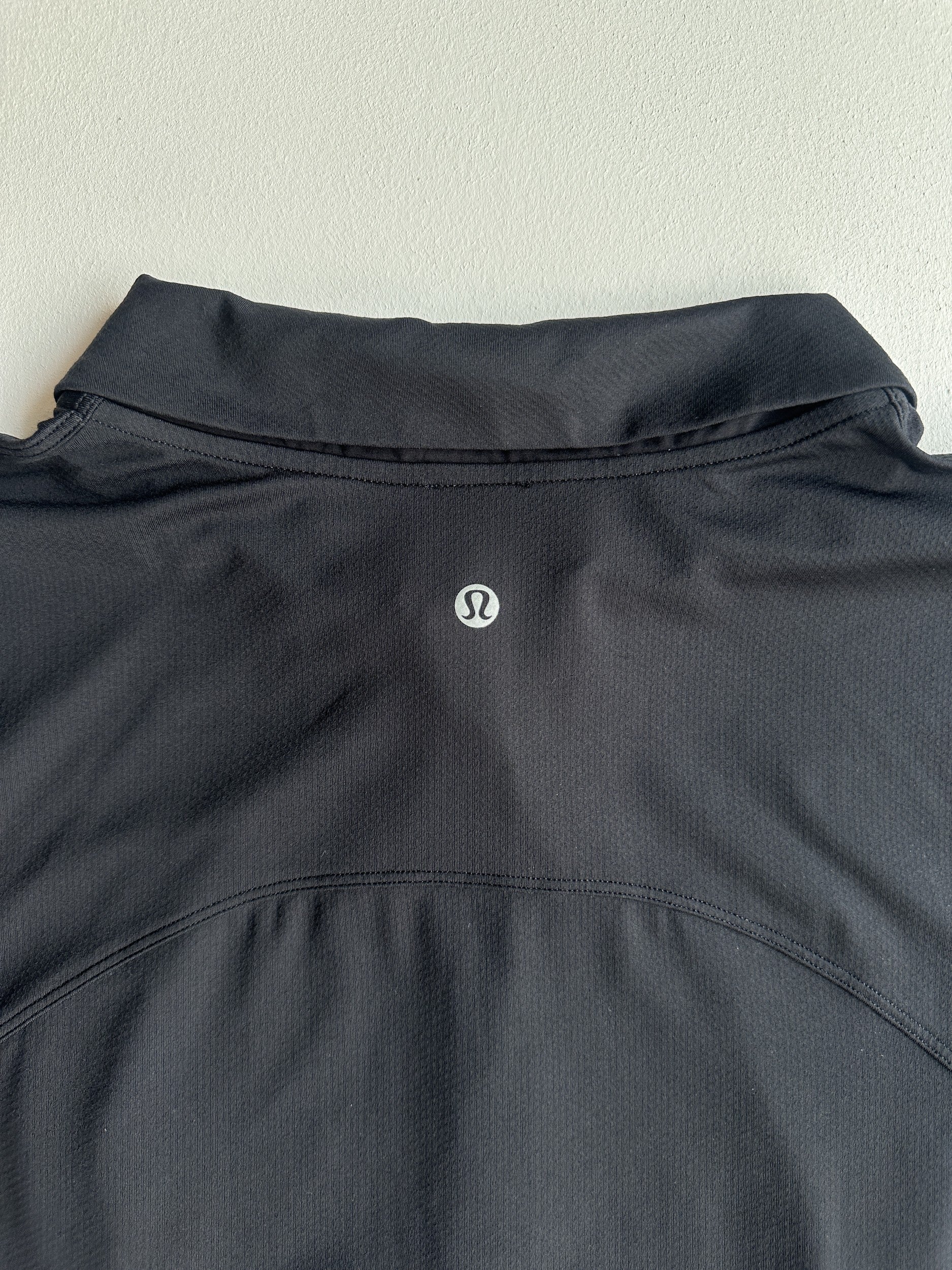 Quick-Drying Short Sleeve Polo in Black — preloved Lululemon