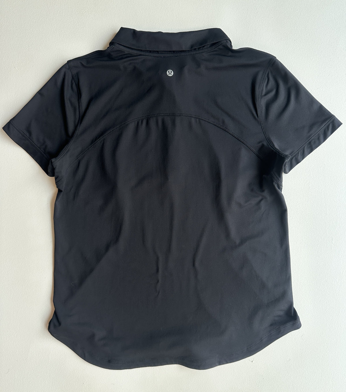Quick-Drying Short Sleeve Polo in Black — preloved Lululemon