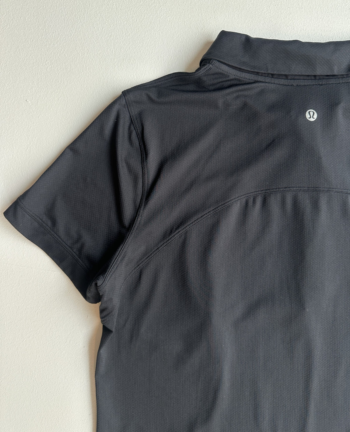 Quick-Drying Short Sleeve Polo in Black — preloved Lululemon
