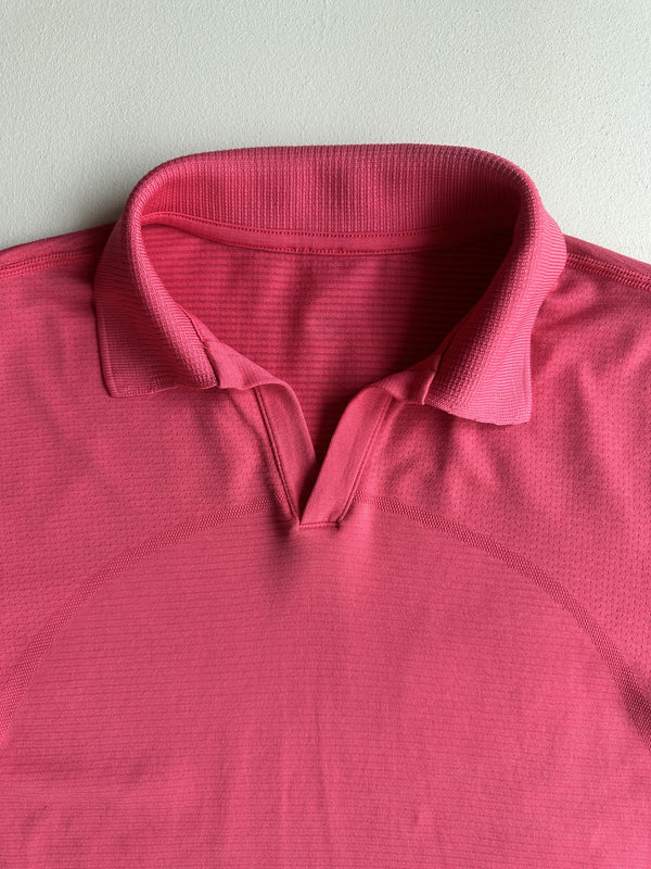 Swiftly Tech Short Sleeve Polo in Lip Gloss — preloved Lululemon
